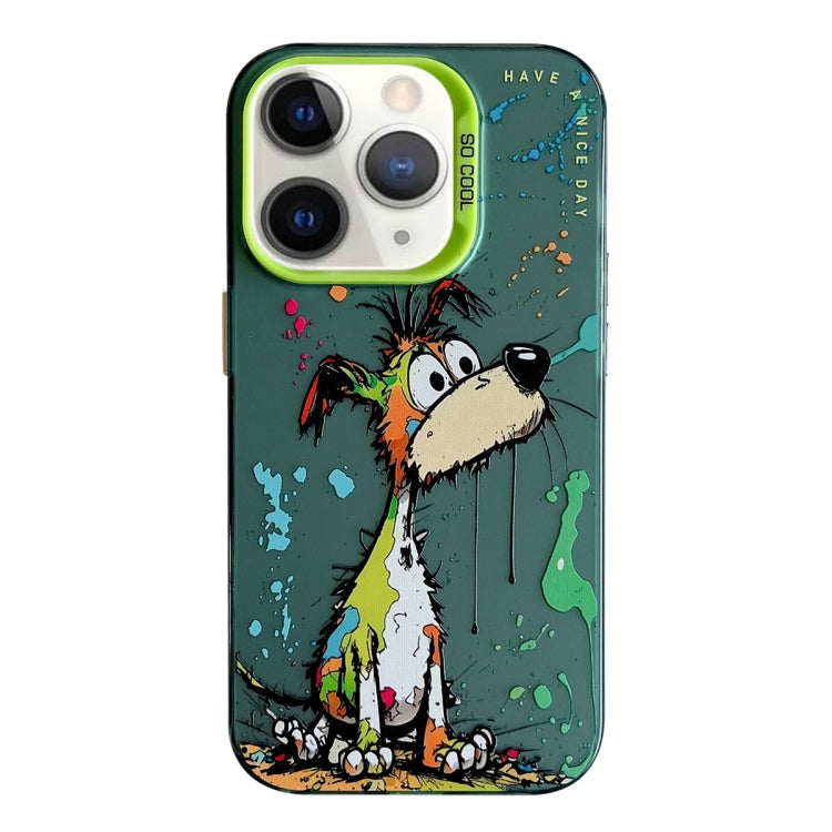 Animal Pattern Oil Painting Series PC + TPU Phone Case, For iPhone 11 Pro Max