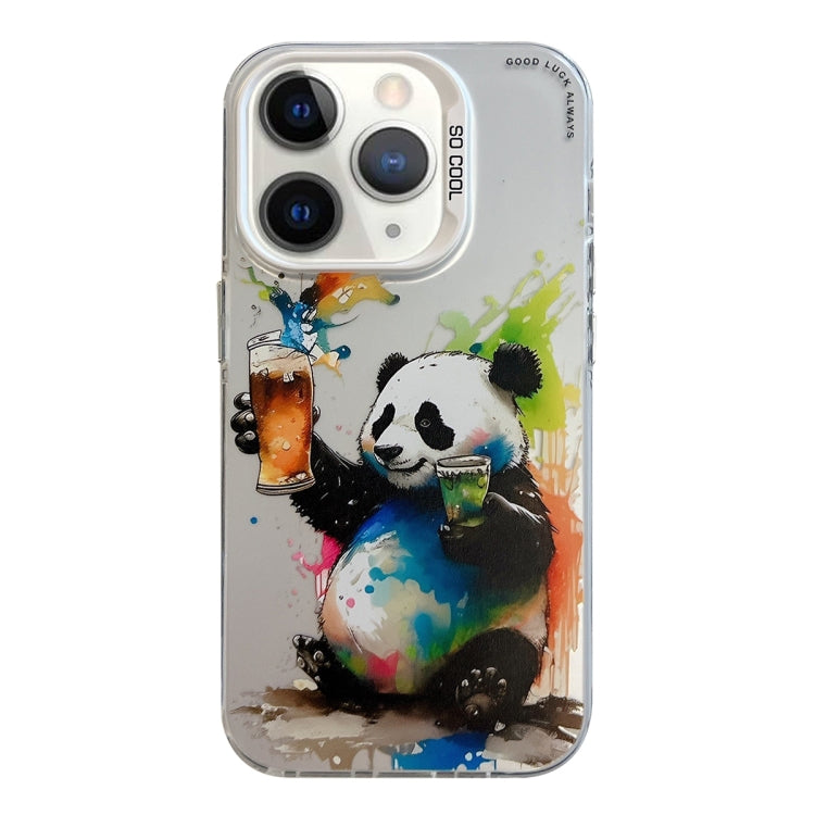 Animal Pattern Oil Painting Series PC + TPU Phone Case, For iPhone 11 Pro Max