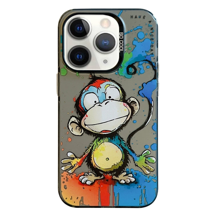 Animal Pattern Oil Painting Series PC + TPU Phone Case, For iPhone 11 Pro Max