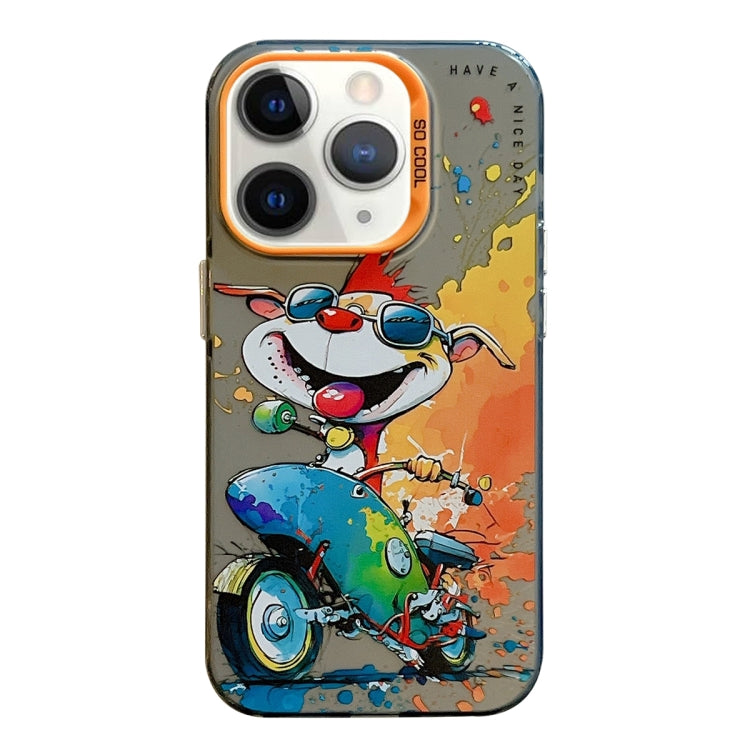 Animal Pattern Oil Painting Series PC + TPU Phone Case, For iPhone 11 Pro Max