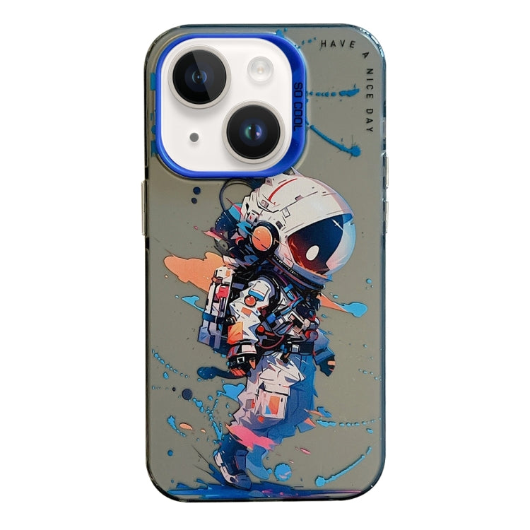 Animal Pattern Oil Painting Series PC + TPU Phone Case, For iPhone 14 Plus