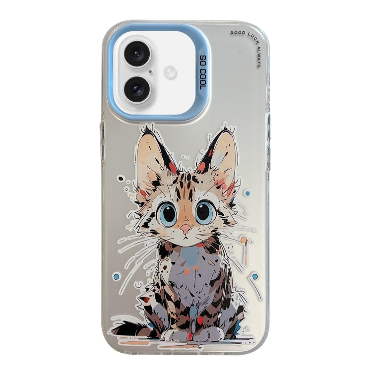 Animal Pattern Oil Painting Series PC + TPU Phone Case, For iPhone 16