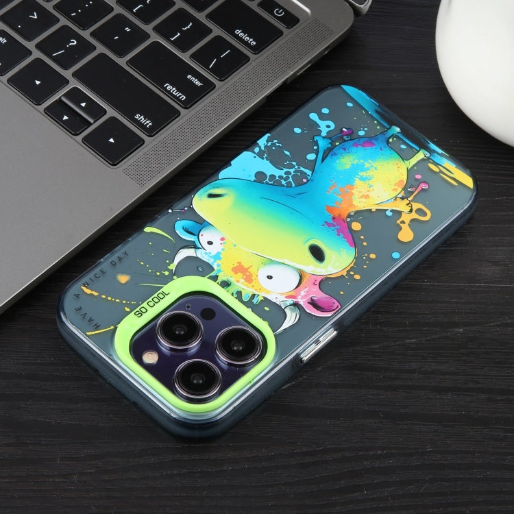 Animal Pattern Oil Painting Series PC + TPU Phone Case, For iPhone 12