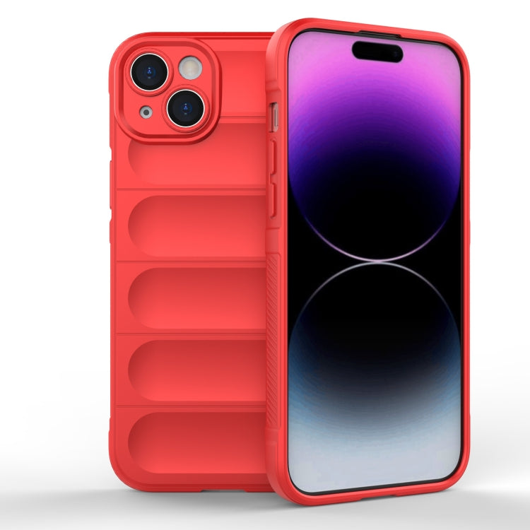 Magic Shield TPU + Flannel Phone Case, For iPhone 15 Pro, For iPhone 15 Plus, For iPhone 15