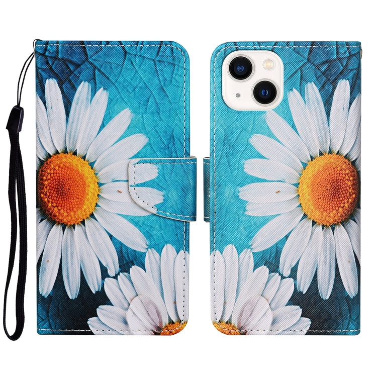 3D Colored Drawing Flip Leather Phone Case, For iPhone 15 Plus