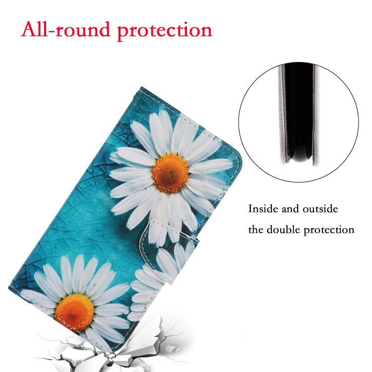 3D Colored Drawing Flip Leather Phone Case, For iPhone 16 Pro Max