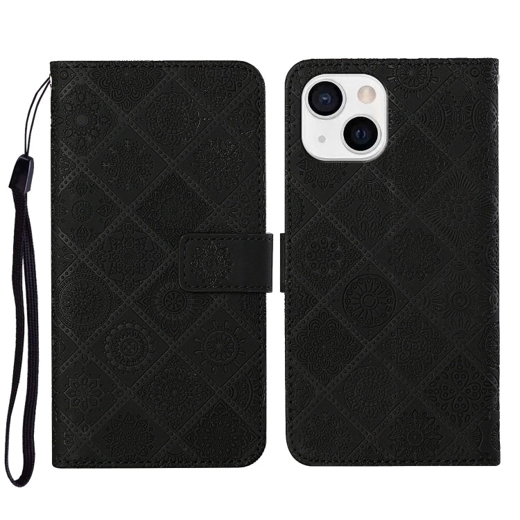 Ethnic Style Embossed Pattern Leather Phone Case, For iPhone 15 Pro Max, For iPhone 15 Pro, For iPhone 15 Plus, For iPhone 15