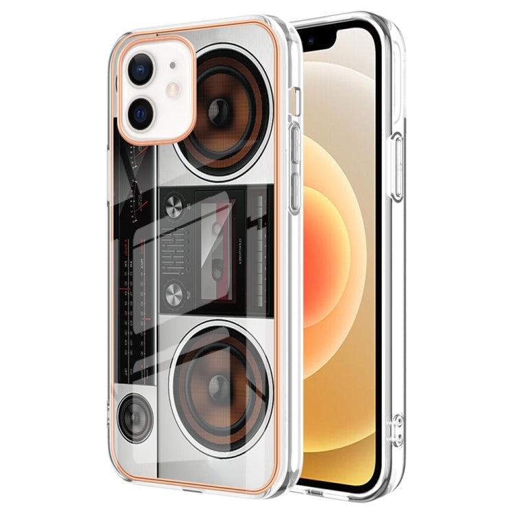 Electroplating Marble Dual-side IMD Phone Case, For iPhone 13 mini, For iPhone 12 / 12 Pro, For iPhone 12 Pro Max, For iPhone 11 Pro Max