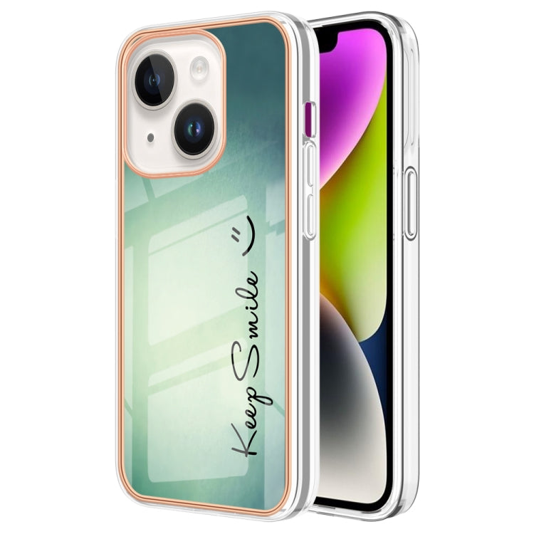 Electroplating Marble Dual-side IMD Phone Case, For iPhone 14 Plus, For iPhone 14, For iPhone 14 Pro, For iPhone 14 Pro Max