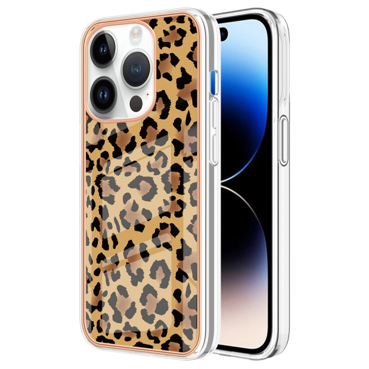 Electroplating Marble Dual-side IMD Phone Case, For iPhone 15 Pro Max, For iPhone 15 Pro, For iPhone 15 Plus, For iPhone 15