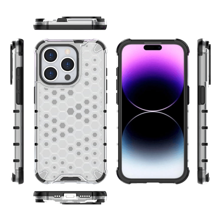 Honeycomb Shockproof Phone Case, For iPhone 15 Pro, For iPhone 15