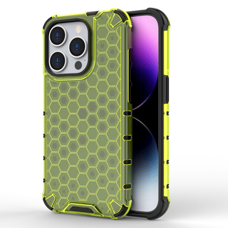 Honeycomb Shockproof Phone Case, For iPhone 15 Pro, For iPhone 15