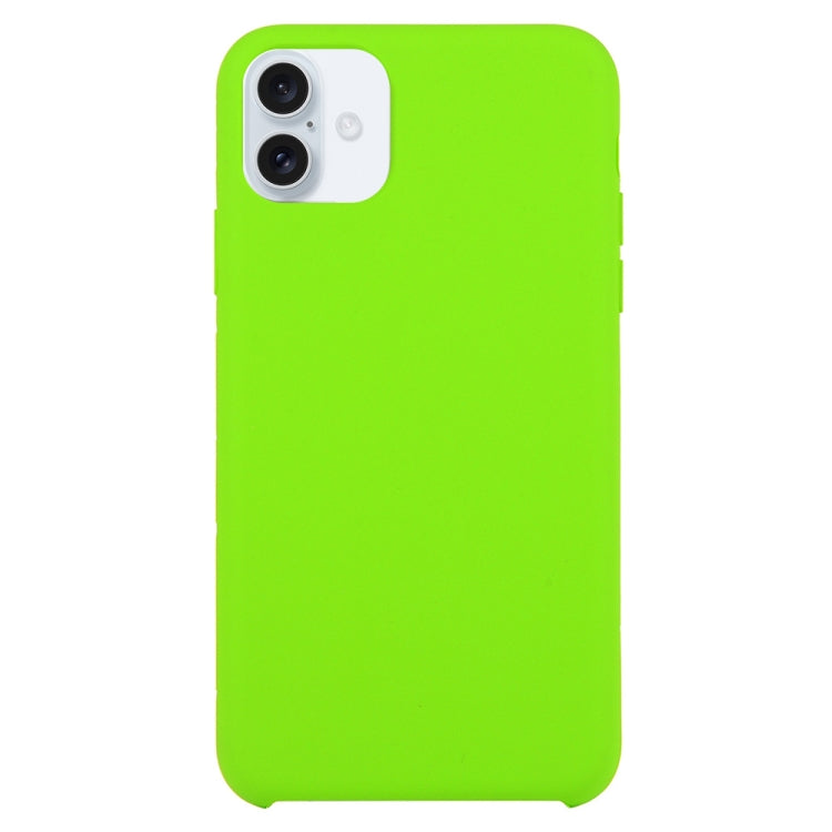 Solid Silicone Phone Case, For iPhone 16 Plus, For iPhone 16