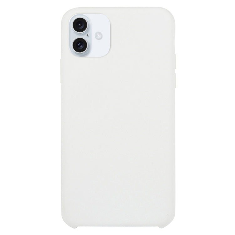 Solid Silicone Phone Case, For iPhone 16 Plus, For iPhone 16