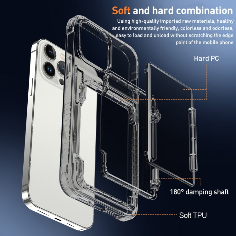 Crystal Clear Flip Card Slot Phone Case, For iPhone 12 Pro Max, For iPhone 11 Pro Max, For iPhone 11, For iPhone 11 Pro