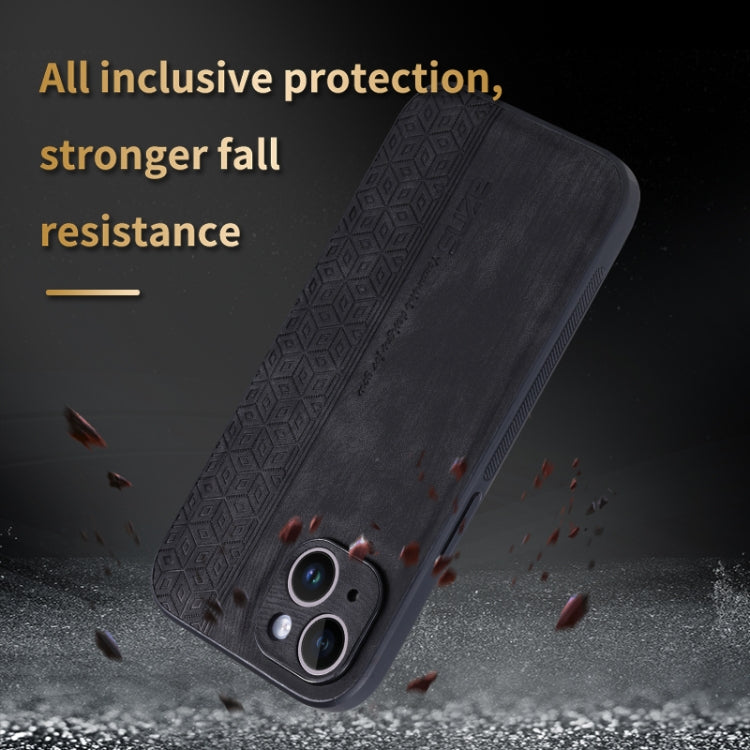 AZNS 3D Embossed Skin Feel Phone Case, For iPhone 15 Plus, For iPhone 15