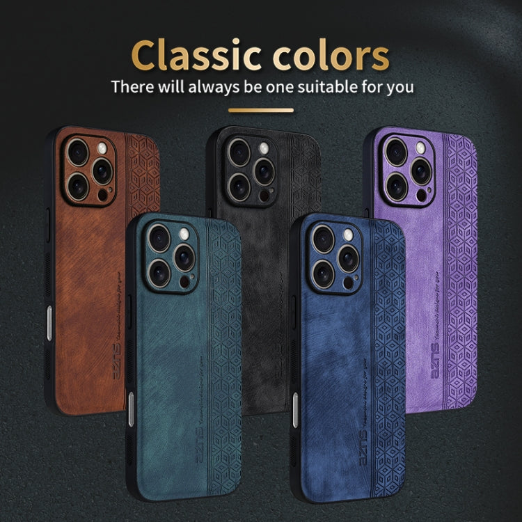 AZNS 3D Embossed Skin Feel Phone Case, For iPhone 16 Pro Max, For iPhone 16 Pro, For iPhone 16 Plus, For iPhone 16, For iPhone 15 Pro Max, For iPhone 15 Pro