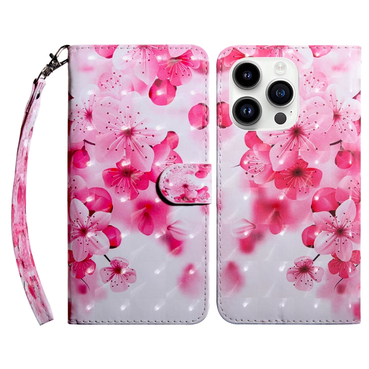 3D Painted Leather Phone Case, For iPhone 16, For iPhone 15 Pro Max, For iPhone 15 Pro