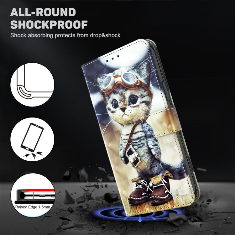 3D Painted Leather Phone Case, For iPhone 16 Pro Max, For iPhone 16 Pro, For iPhone 16 Plus