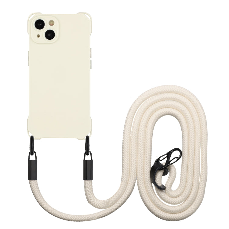 Four-corner Shockproof TPU Phone Case with Lanyard, For iPhone 15 Pro, For iPhone 15 Plus, For iPhone 15, For iPhone 14 Plus, For iPhone 14