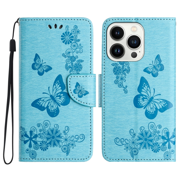 Butterfly Embossed Flip Leather Phone Case, For iPhone 16e, For iPhone 16 Pro Max, For iPhone 16 Pro, For iPhone 16 Plus