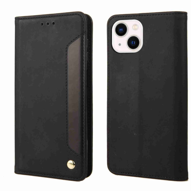 Skin Feel Splicing Leather Phone Case, For iPhone 15 Pro Max, For iPhone 15 Pro, For iPhone 15 Plus, For iPhone 15