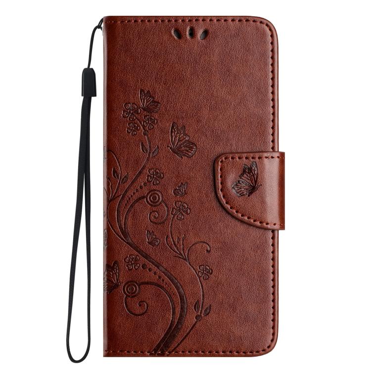 Butterfly Flower Pattern Flip Leather Phone Case, For iPhone 16e, For iPhone 16 Pro Max, For iPhone 16 Pro, For iPhone 16 Plus