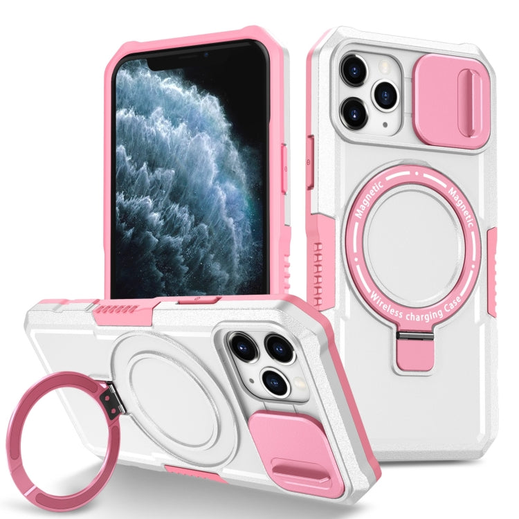 Sliding Camshield MagSafe Holder TPU Hybrid PC Phone Case, For iPhone 11 Pro Max, For iPhone 11, For iPhone 11 Pro