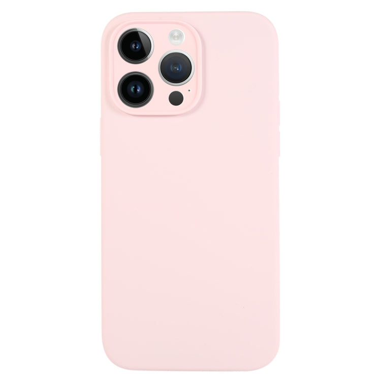 Pure Color Liquid Silicone Fine Pore Phone Case, For iPhone 14 Pro