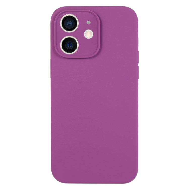 Pure Color Liquid Silicone Fine Pore Phone Case, For iPhone 12