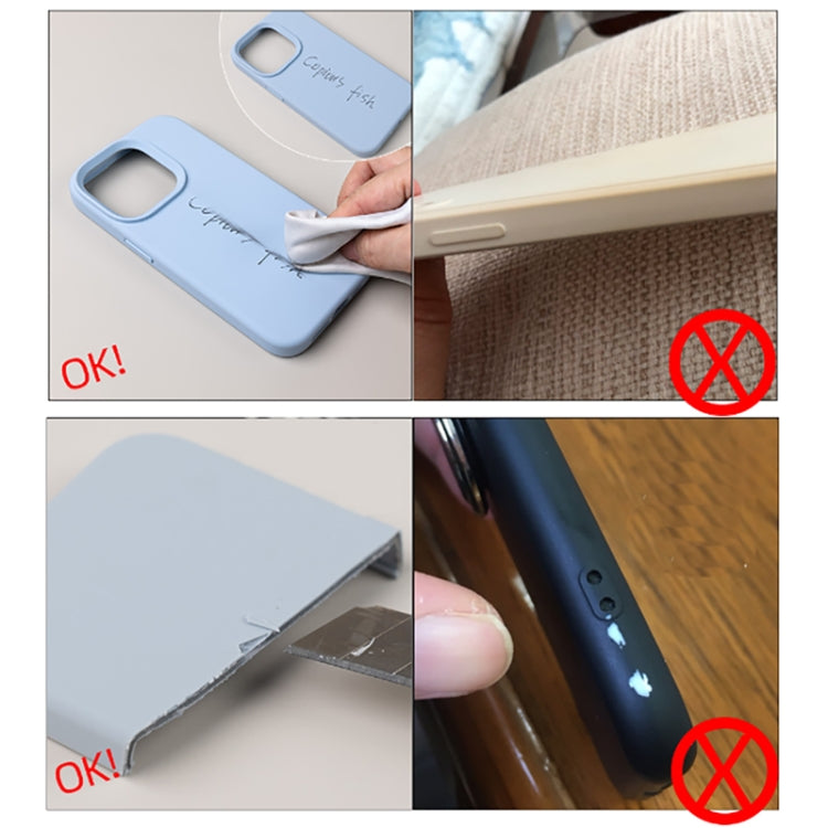 Pure Color Liquid Silicone Fine Pore Phone Case, For iPhone 11