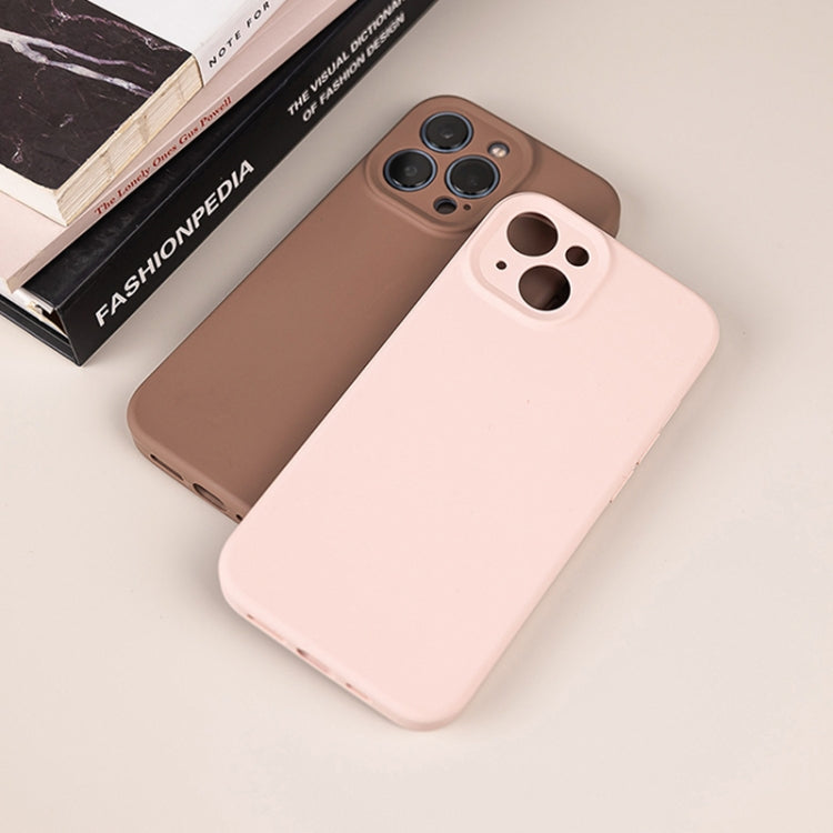 Pure Color Liquid Silicone Fine Pore Phone Case, For iPhone 15 Pro