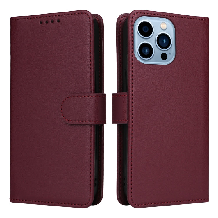 BETOPNICE BN-005 2 in 1 Detachable Imitate Genuine Leather Phone Case, For iPhone 13 Pro Max, For iPhone 13 Pro, For iPhone 13 mini, For iPhone 12 Pro / 12, For iPhone 12 Pro Max, For iPhone 12 mini