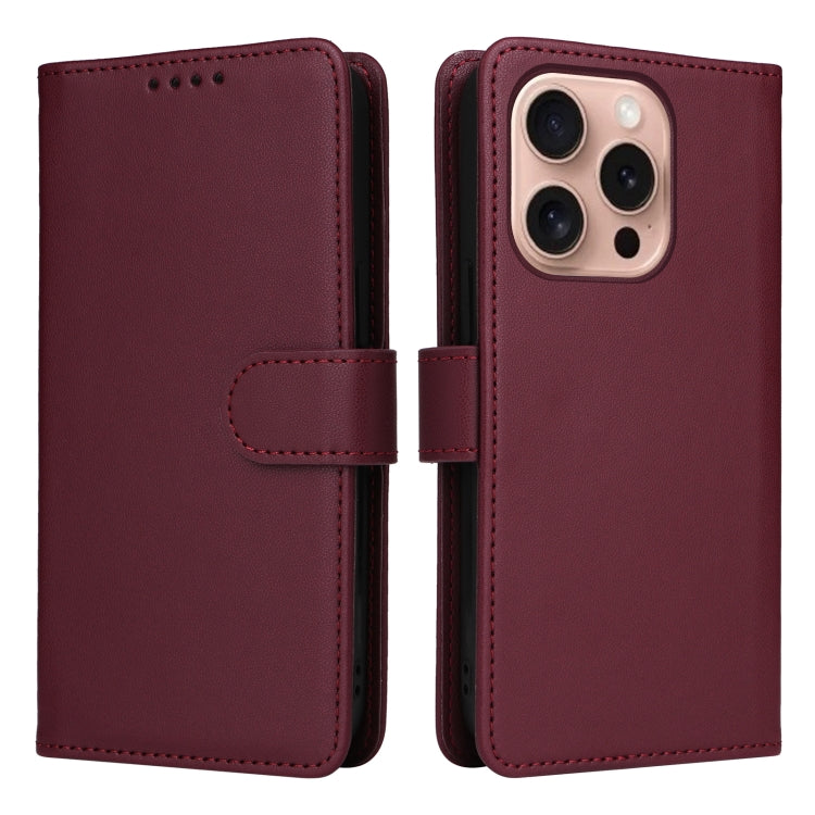 BETOPNICE BN-005 2 in 1 Detachable Imitate Genuine Leather Phone Case, For iPhone 16 Pro Max, For iPhone 16 Pro, For iPhone 16 Plus, For iPhone 16, For iPhone 15 Pro Max, For iPhone 15 Pro