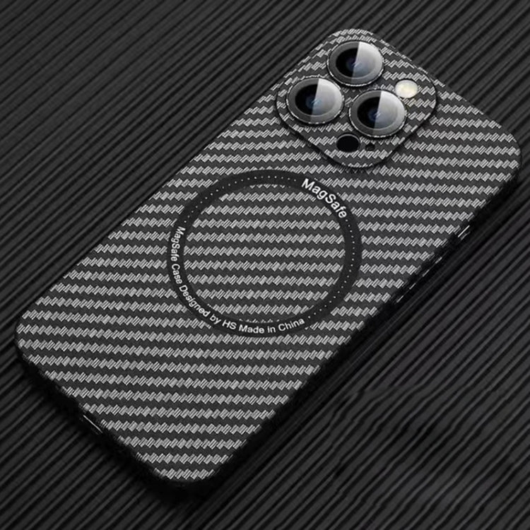 MagSafe Magnetic PC Carbon Fiber Phone Case with Lens Film, For iPhone 13, For iPhone 12, For iPhone 12 Pro Max, For iPhone 12 Pro, For iPhone 11 Pro Max, For iPhone 11, For iPhone 11 Pro