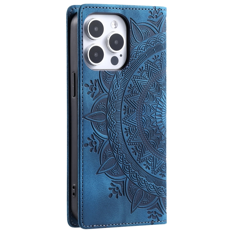 Totem Embossed Magnetic Leather Phone Case, For iPhone 15 Pro Max, For iPhone 15 Pro, For iPhone 15 Plus, For iPhone 15, For iPhone 14 Plus