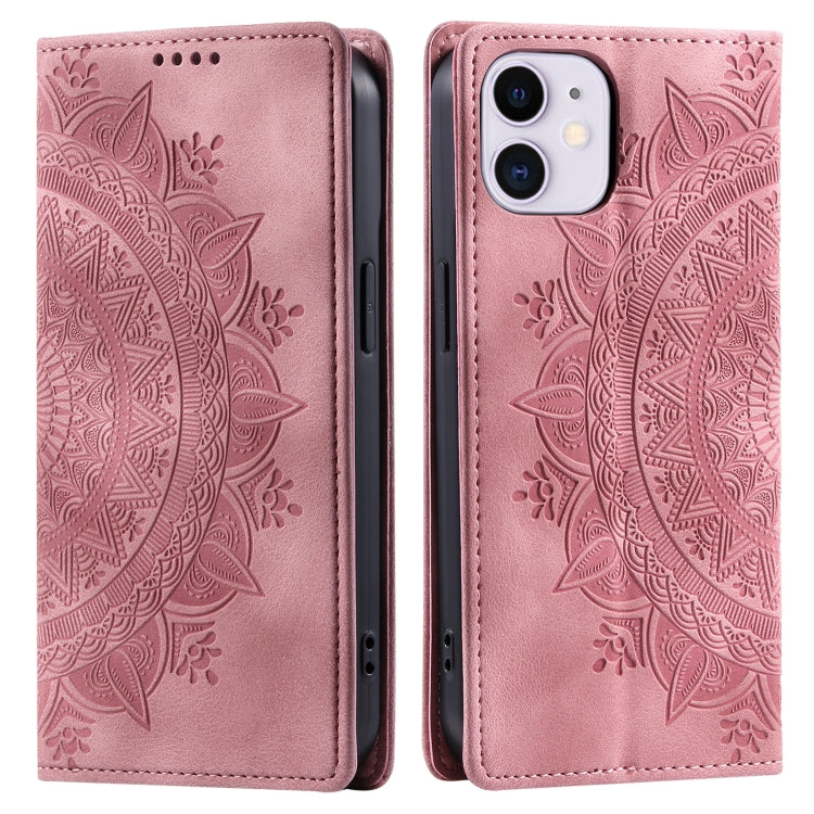 Totem Embossed Magnetic Leather Phone Case, For iPhone 12 mini, For iPhone 11 Pro Max, For iPhone 11, For iPhone 11 Pro, For iPhone XS / S