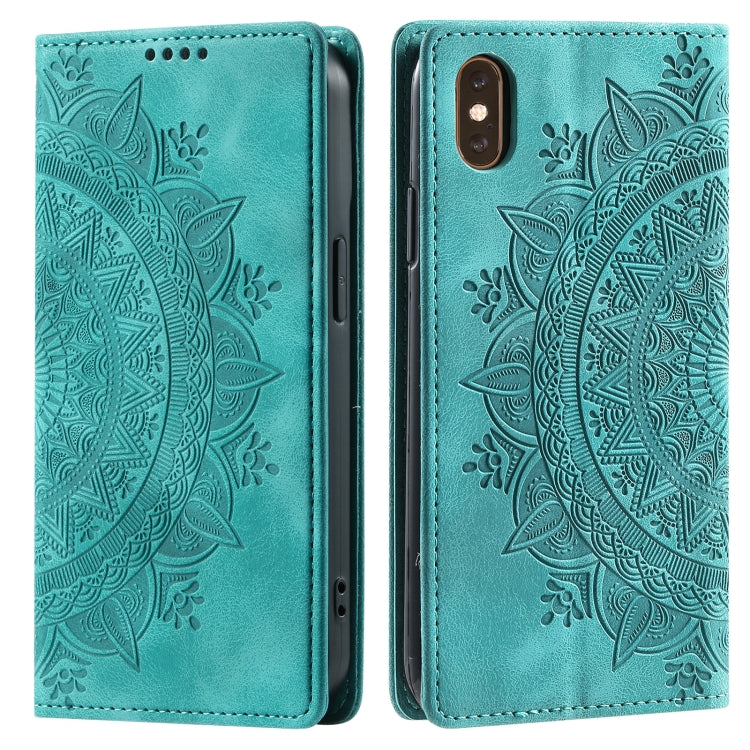 Totem Embossed Magnetic Leather Phone Case, For iPhone 12 mini, For iPhone 11 Pro Max, For iPhone 11, For iPhone 11 Pro, For iPhone XS / S