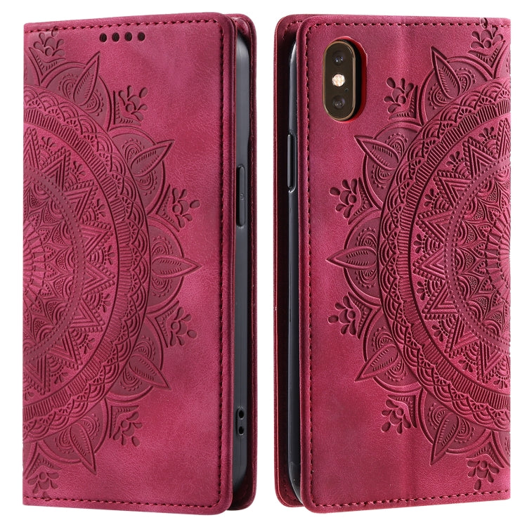 Totem Embossed Magnetic Leather Phone Case, For iPhone XR, For iPhone XS Max, For iPhone 8 Plus / 7 Plus