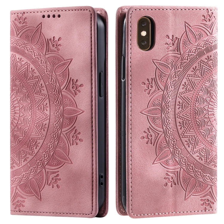 Totem Embossed Magnetic Leather Phone Case, For iPhone XR, For iPhone XS Max, For iPhone 8 Plus / 7 Plus