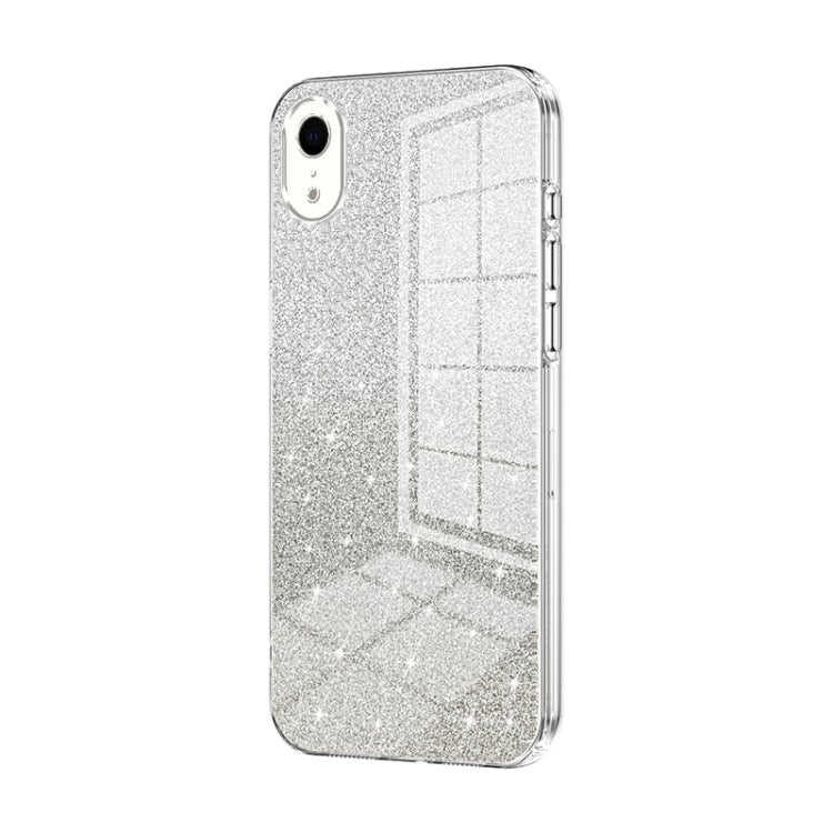 Gradient Glitter Powder Electroplated Phone Case, For iPhone 11, For iPhone 11 Pro, For iPhone X / XS, For iPhone XR