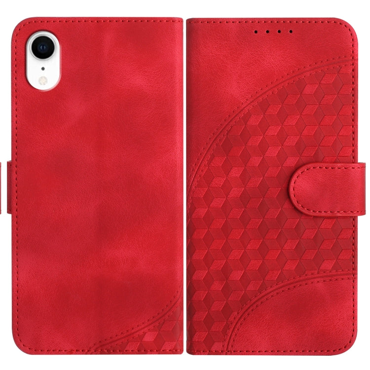 YX0060 Elephant Head Embossed Phone Leather Case with Lanyard, For iPhone XS / X, For iPhone XR, For iPhone XS Max, For iPhone 8 Plus / 7 Plus