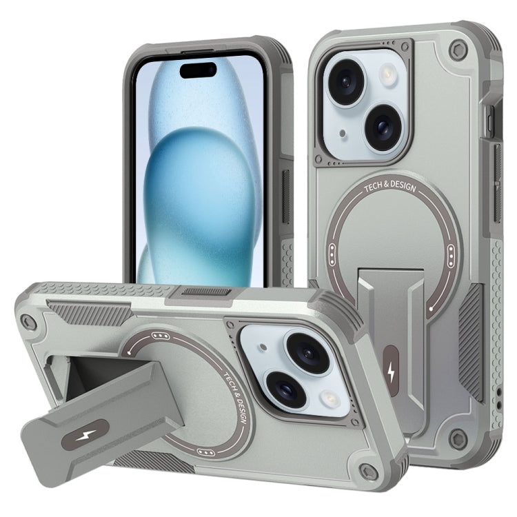 Armor Magsafe Holder PC Hybrid TPU Phone Case, For iPhone 15 Pro, For iPhone 15 Plus, For iPhone 15, For iPhone 14 Plus, For iPhone 14, For iPhone 14 Pro