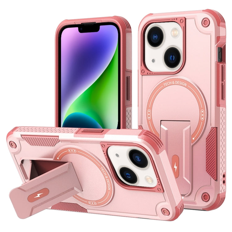 Armor Magsafe Holder PC Hybrid TPU Phone Case, For iPhone 15 Pro, For iPhone 15 Plus, For iPhone 15, For iPhone 14 Plus, For iPhone 14, For iPhone 14 Pro