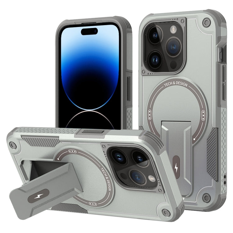 Armor Magsafe Holder PC Hybrid TPU Phone Case, For iPhone 15 Pro, For iPhone 15 Plus, For iPhone 15, For iPhone 14 Plus, For iPhone 14, For iPhone 14 Pro