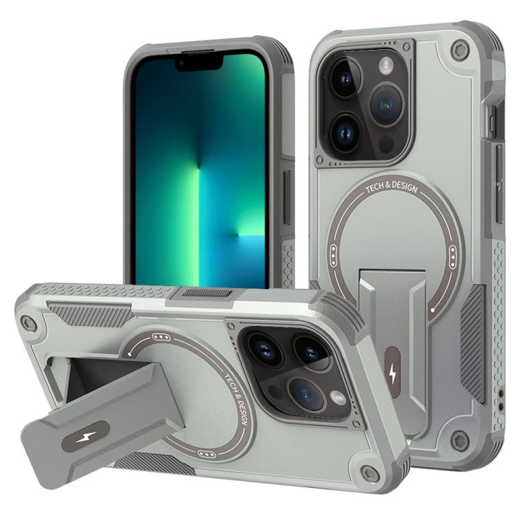 Armor Magsafe Holder PC Hybrid TPU Phone Case, For iPhone 14 Pro Max, For iPhone 13 Pro Max, For iPhone 13 Pro, For iPhone 13, For iPhone 12 Pro Max