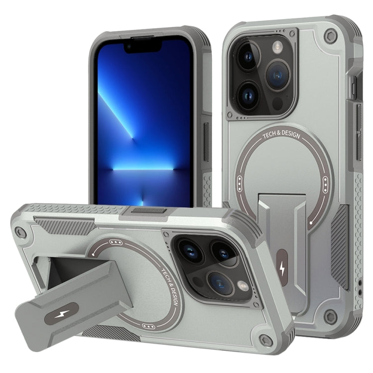 Armor Magsafe Holder PC Hybrid TPU Phone Case, For iPhone 14 Pro Max, For iPhone 13 Pro Max, For iPhone 13 Pro, For iPhone 13, For iPhone 12 Pro Max