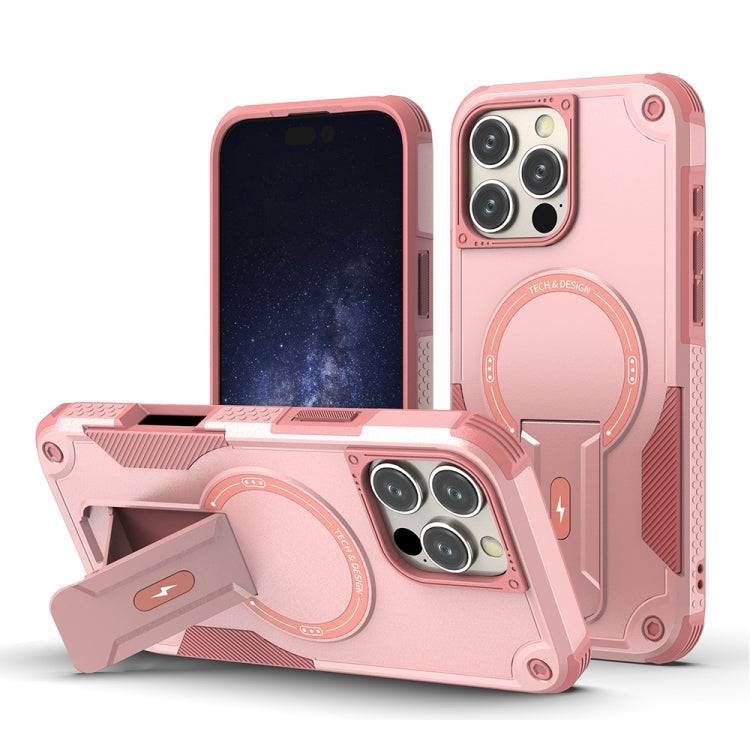 Armor Magsafe Holder PC Hybrid TPU Phone Case, For iPhone 16e, For iPhone 16 Pro Max, For iPhone 16 Pro, For iPhone 16 Plus, For iPhone 16, For iPhone 15 Pro Max