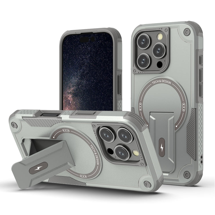 Armor Magsafe Holder PC Hybrid TPU Phone Case, For iPhone 16e, For iPhone 16 Pro Max, For iPhone 16 Pro, For iPhone 16 Plus, For iPhone 16, For iPhone 15 Pro Max