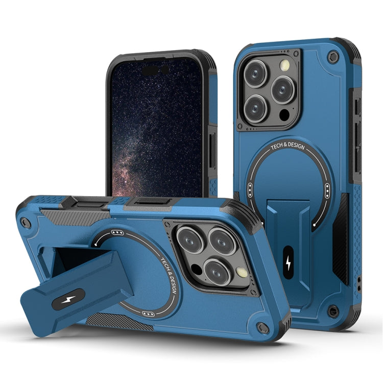 Armor Magsafe Holder PC Hybrid TPU Phone Case, For iPhone 16e, For iPhone 16 Pro Max, For iPhone 16 Pro, For iPhone 16 Plus, For iPhone 16, For iPhone 15 Pro Max